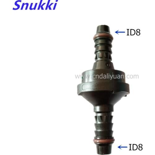 High quality ID8 one-way valve non-return valve one way valve air pump vacuum check valve for car 2pcs a lot