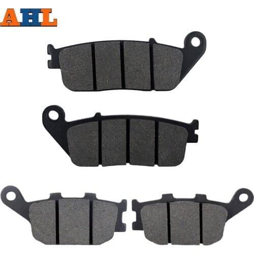 Motorcycle Front and Rear Brake Pads for BUELL BLAST (2000-2007) Black Brake Disc Pad