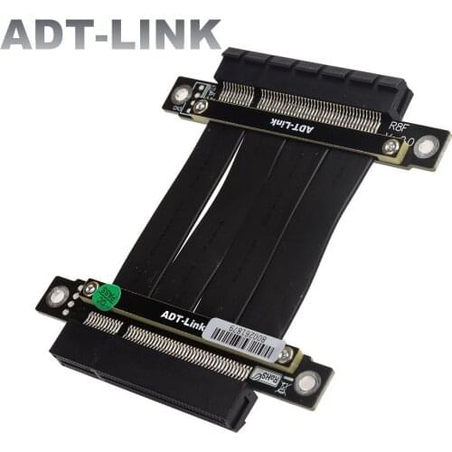 PCIe3.0 x8 To x8 Riser Cable Female To Female Signal Direct Tx To Tx Rx To Rx Extension Cable PCI Express Riser Extender Jumpers