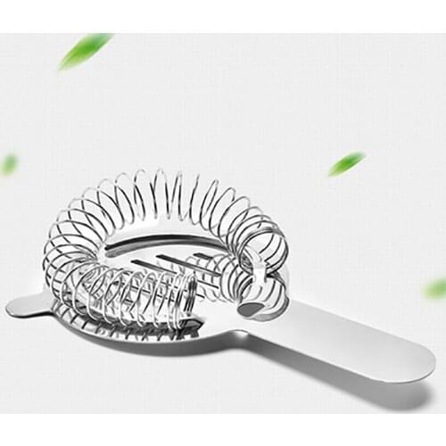 Stainless steel cocktail shaker bar filter cocktail shaker