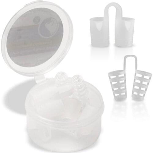 8pcs Silicone Anti Snore Nasal Dilators Apnea Aid Device Silica Gel Stop Snoring Nose Clip Reusable Soft Sleep Aid Health Care