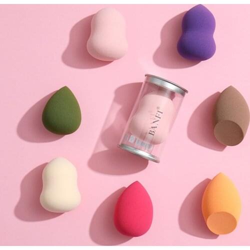 BANFI Cosmetics Puff Makeup Sponge Powder Puff Dry Wet Use Blending Face Foundation Cream Blending Women Beauty Cosmetic Tools