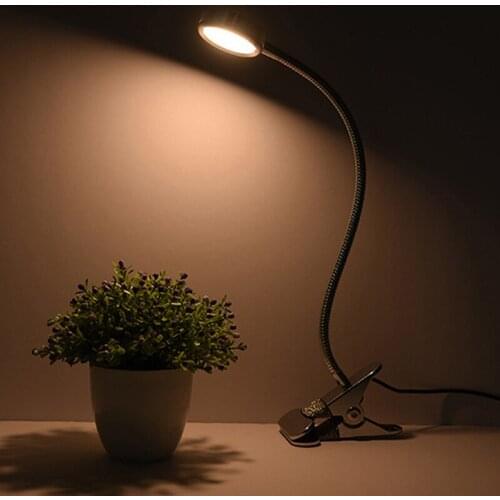 Led Table Lamp for Bedroom USB Study Lamp Reading Light Night Black Aluminum Flexo Desk Lamps with Clamp Lampara De Mesa
