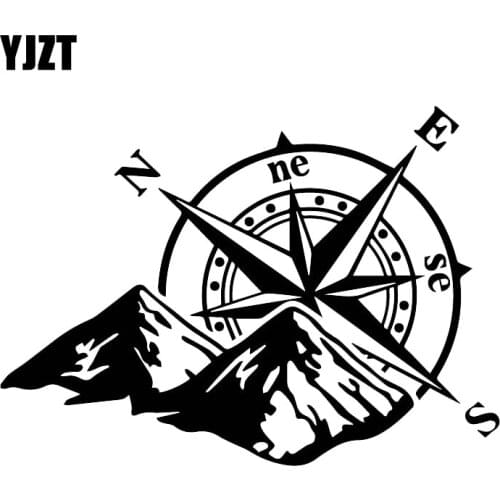 YJZT 12CM*16.6CM Car Jungle Adventure Car Sticker Decoration Motorcycle Fashion Decal Black/Silver C30-0431