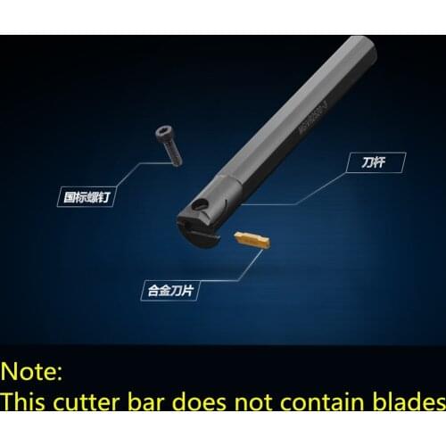 1PCS MGIVR/L2016-2 MGIVR/L2416-1.5 / 2/3/4 inner hole turning tool holder CNC inner groove tools holder+10PCS MGMN cutting tool