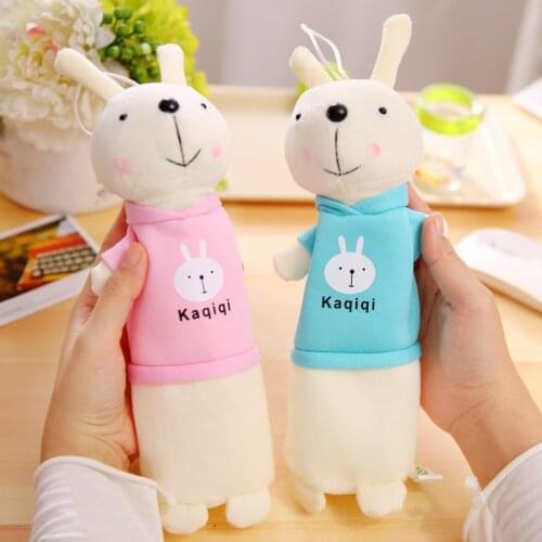 1 Pcs Kawaii Pencil Case Plush rabbit Gift Estuches School Pencil Box Pencilcase Pencil Bag School Supplies Stationery