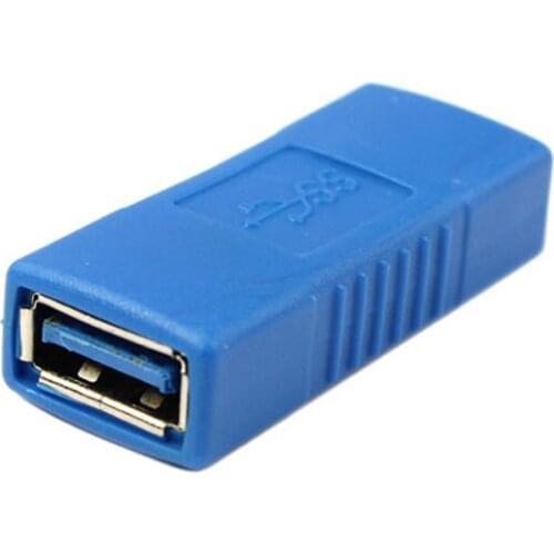 100pcs/lot NEW USB 3.0 Adapter Connector Type A Female To Female Coupler Changer Connector Durable For PC Laptop Computer