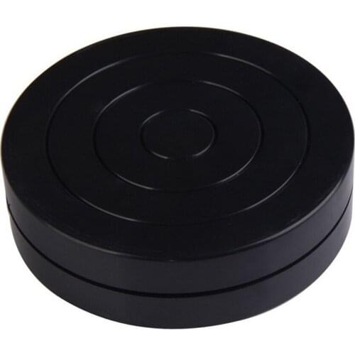 11cm Plastic Turntable Pottery Clay Sculpture Tools 360 Flexible Rotation E7