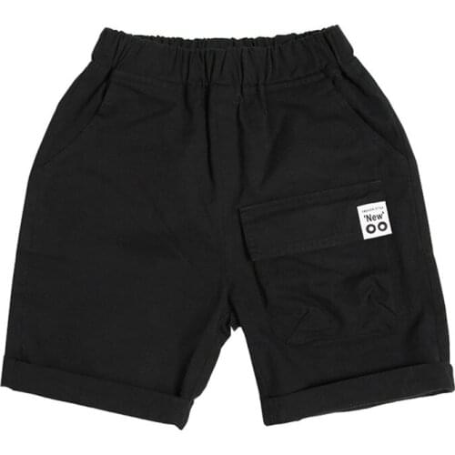 4 colors) Hot sale Kids boys new summer shorts 2020 children casual letters pocket cotton short pants for boys 2-7 years