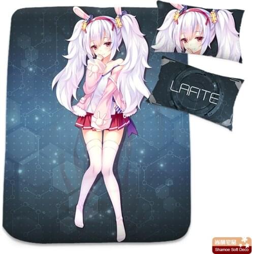 Anime Cartoon Azur Lane Mattress Cover Fitted Sheet Fitted cover bedspread counterpane