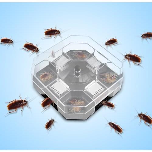 Household Effective Anti-Cockroach Traps Box Reusable Killing Cockroaches Roach Catcher Killer Bait Trap Pesticide Kitchen Tool