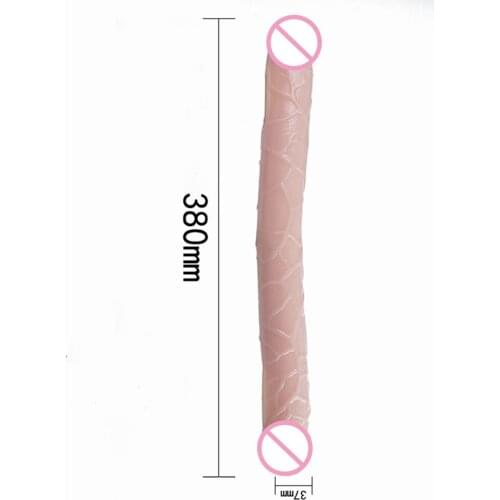 Sex U Shape Double Dildo Flexible Soft Jelly Vagina Anal Women Gay Lesbian Double Ended Dong Penis Artificial Penis Sex Toys