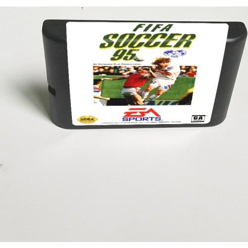 FIFAed Soccer 95 - 16 Bit MD Game Card for Sega Megadrive Genesis Video Game Console Cartridge