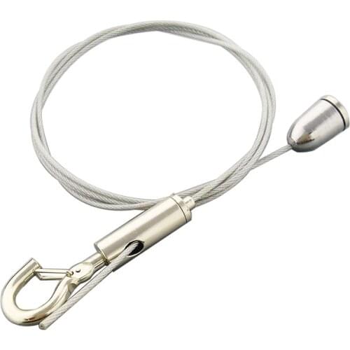 Hot Sale Industrial Tools Steel Wire Rope with Hook Lighting Hanging Ceiling Mount Hanger Universal Lock for laser stage light