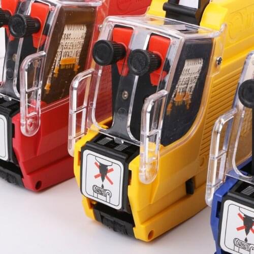H05B MX-6600 10 Digits Two-line Labeller Price Tag Gun Label 2 Lines For Retail Store Pricing Tag Display Tool + Ink Roller