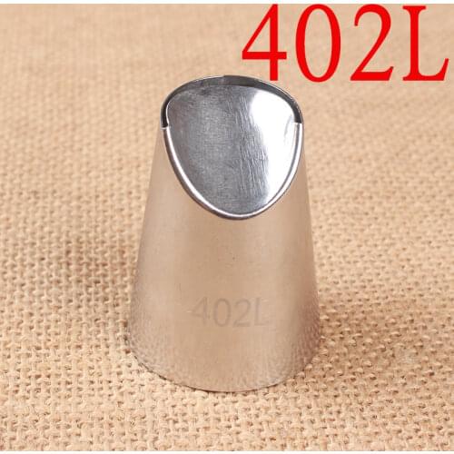 402L# Tulip Dahlia Cream Decorating Mouth Stainless Steel Baking Cake DIY Tool J Extra Large