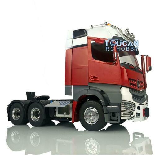 LESU RC 1/14 Tractor Truck Metal 6*6 Chassis Light Painted Hercul Arco Cabin THZH0821-SMT4