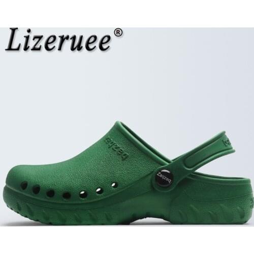 Lizeruee Summer Clogs Surgical Shoes Medical shoes Hospital Experiment CaveShoes Operating Room Slippers Doctor Shoes CS579