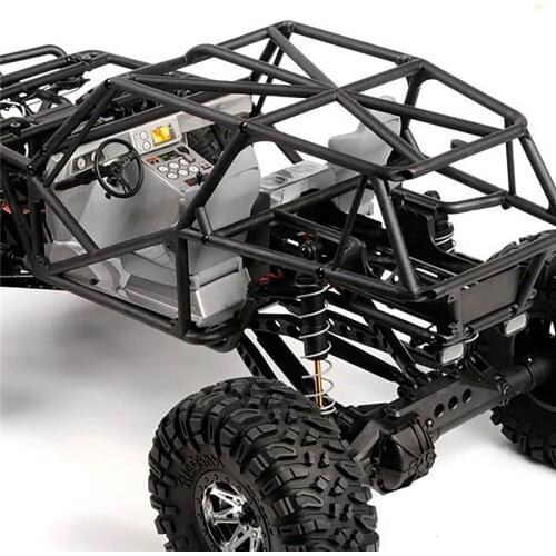 DIY Modification Metal RC Car Frame Roll Cage with Roof Rack & Metal Sheets For Axial Wraith AX90018 90020 1/10 RC Climbing Car