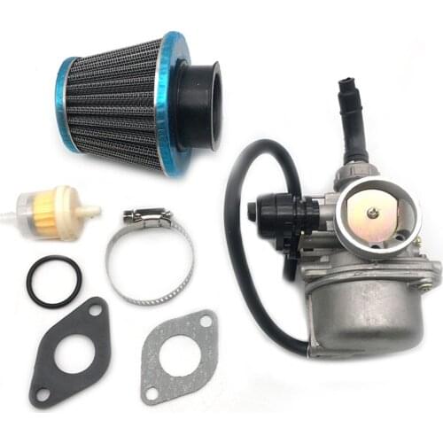 Motorcycle Carburetor PZ19 Carb 50cc 70 90 110 125cc ATV Dirt Bike Go Kart Carburador For Racing Moto W/ Air Filte