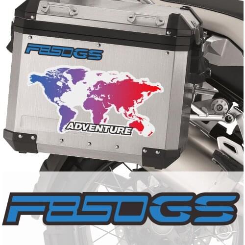 Motorcycle Top Side Tail Box Cases Panniers Luggage Aluminium Stickers Decals For BMW F850gs F850 F 850 GS ADV Adventure