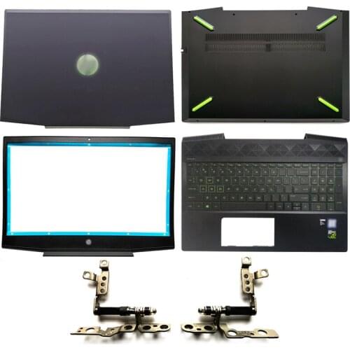 NEW For HP Pavilion 15-CX Series Laptop LCD Back Cover/LCD Front bezel/LCD Hinges/Palmrest Upper Case/Bottom Case L20314-001