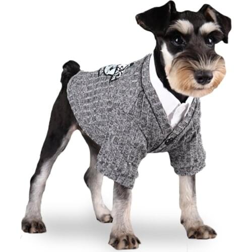 Pet Cat Dog Clothes Aircraft Printed Pet Knitted Sweatshirt Puppy Costume Dog Shirt Coat French Bulldog Chihuahua Apparel