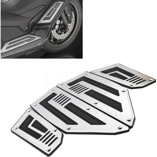 Motorcycle Footboard Steps Pedal For Yamaha TMAX530 2012 2013 2014 - 2016 Moto Foot Pegs Plate Cover Tmax T-Max 530 Accessory