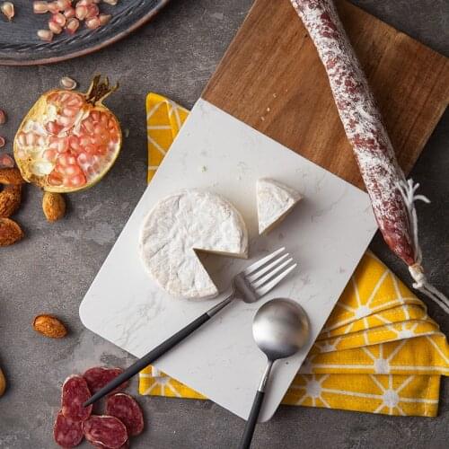 Brand home kitchen chopping blocks rectangle cutting board wood marble mosaic cutting cheese board fruits pizza boards wooden