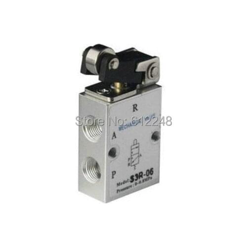 S3R-M5 S3R-06 S3R-08 3 Port 2 Position Double Roll Pneumatic Mechanical Valve