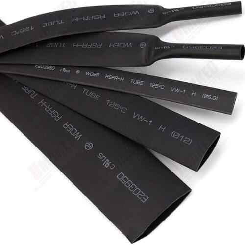 1Meter Heat Shrink Tube with Glue Adhesive Lined Dual Wall Tubing Sleeve Wrap Wire Cable kit 4 6 8 12mm 16mm 20mm 24mm 52mm