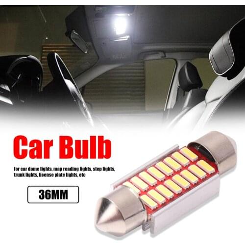 Festoon Base 31mm 36mm LED Bulb 6000K 4014 SMD Canbus Car Interior Light Bulb for Map Reading Dome Lamp Auto Accessories