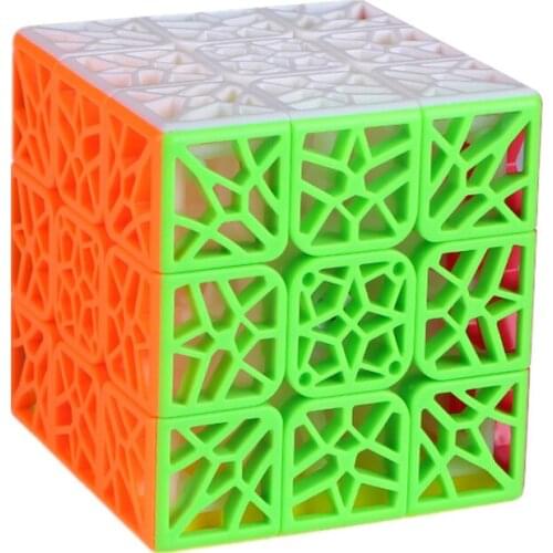 QiYi DNA Plane Concave 3x3 Magic Cube Stickerless Newest 3x3x3 Speed Cube Cube Toys for Children