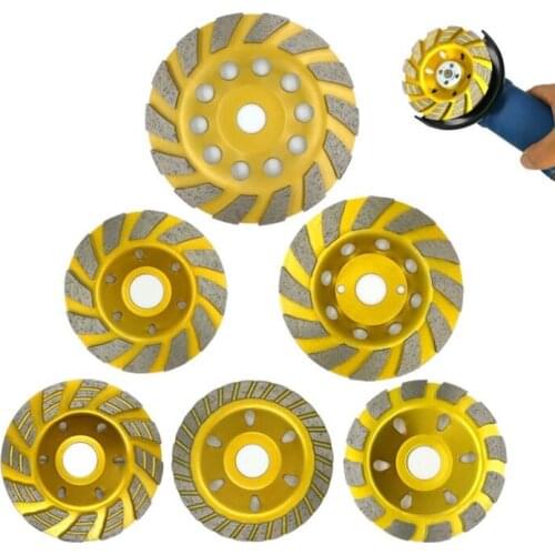 High quality Outer Dia.80/90/100/125mm inner 16 mm Diamond Wheel Disc Bowl Grinding Cup Granite Polishing Tool