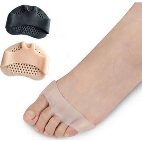 Women Soft Silicone Honeycomb Forefoot Pad Breathable Single Shoes High Heels Pain Relief Foot Pads Invisible Insoles Socks