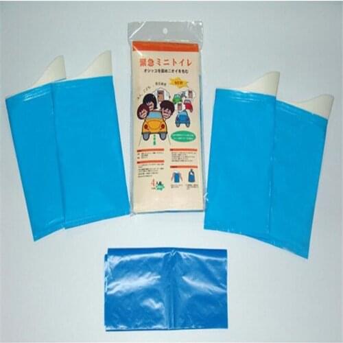 4Pcs/set Blue Unisex Disposable 600CC Urine Bag Bags Outdoor Travel Emergency Toilet For Child Men Women