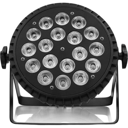 4pcs/lot Aluminum LED Par 18x18W/18x12W RGBWA+UV Light DMX 512 Control Stage Effect Lighting For Dj Disco Theater Party Lights