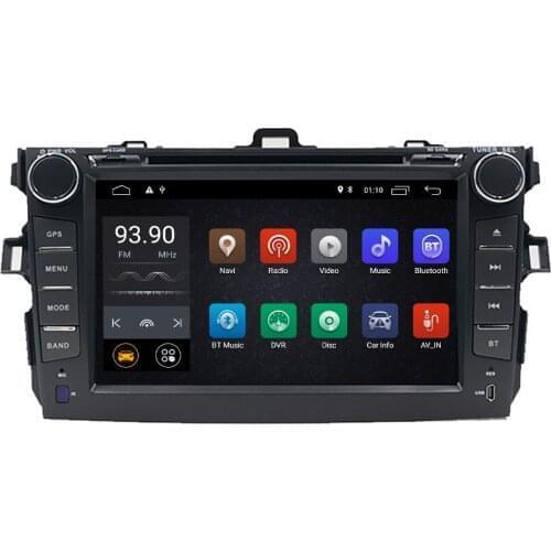 2 din Car DVD Player 8" Autoradio GPS Navigation for Toyota Corolla 2007 2008 2009 2010 2011