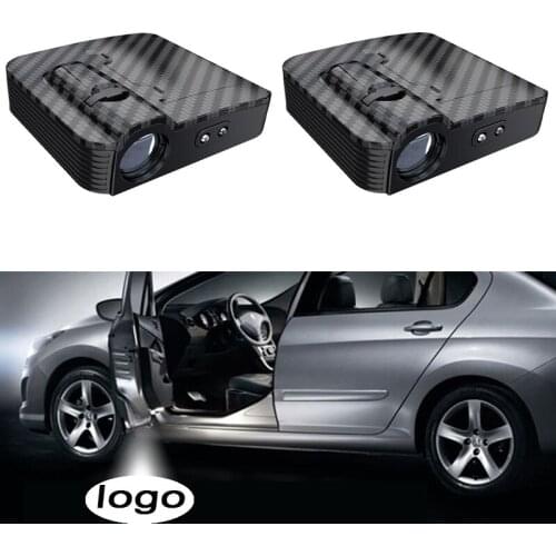2PCS Wireless LED Car Door Welcome Laser Projector Logo Ghost Shadow Light Car-styling Atmosphere Car Door Light Car Accessories