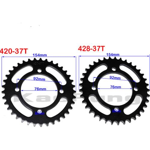 76mm 420 428 - 41T rear chain sprocket Gear wheel plate for 110cc-160cc YCF SDG Thumpstar atv quads Stomp pit dirt bike