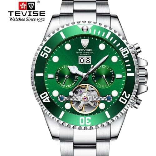 Luxury Brand Mechanical Watch Men Automatic Tourbillon Mens Watches Waterproof Masculino Relogio Stainless Steel Male Clock XFCS