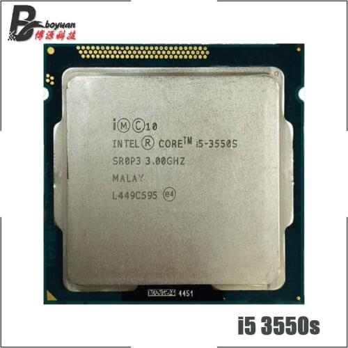 Intel Core i5-3550S i5 3550s 3.0 GHz Quad-Core Quad-Thread CPU Processor 65W LGA 1155