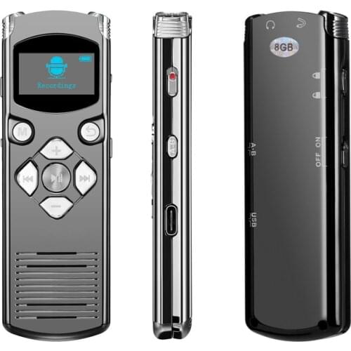 583hours USB Digital Audio Voice Recorder With WAV MP3 Player and Voice-activated recording