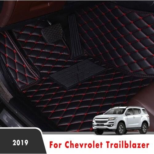Car Floor Mats For Chevrolet Trailblazer 2019 Auto Interiors Accessories Styling Custom Leather Front And Rear Side Foot Rugs