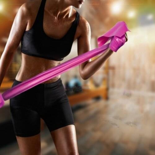 Yoga Pilates Resistance Flat Latex Exercise Body Band Women Workout and Fitness Equipment