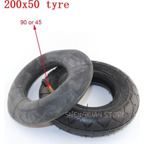 NEWEST 1pcs High Performance (8"X 2") 200X50 (8 Inch) Tire for Electric Gas Scooter & Electric Scooter(inner Tube Included)