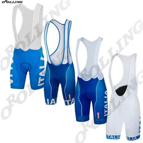 New Italia Classical Team Pro Cycling Bib Shorts Customized Road Mountain Race OROLLING Multi Types
