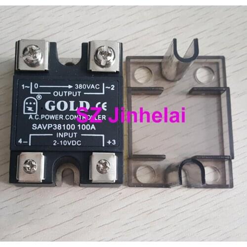 Authentic original SAVP38100 GOLD SOLID STATE RELAY Solid state voltage regulator module 100A 380VAC 2-10VDC OR 4-20mA