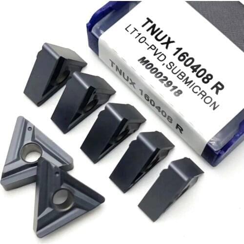 Carbide TNUX160404R LT10 TNUX160408R LT10 slotted metal turning tool CNC machine tool withdrawing tool TNUX 160408R turning tool