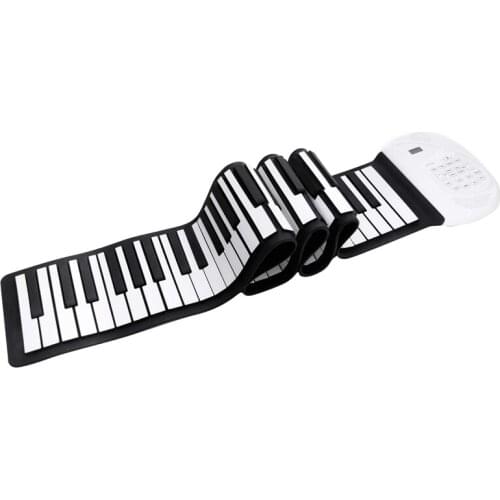 88 Keys Roll Up Piano Upgraded Portable Rechargeable Electronic Hand Roll Piano For Beginners Kids Adults Gift